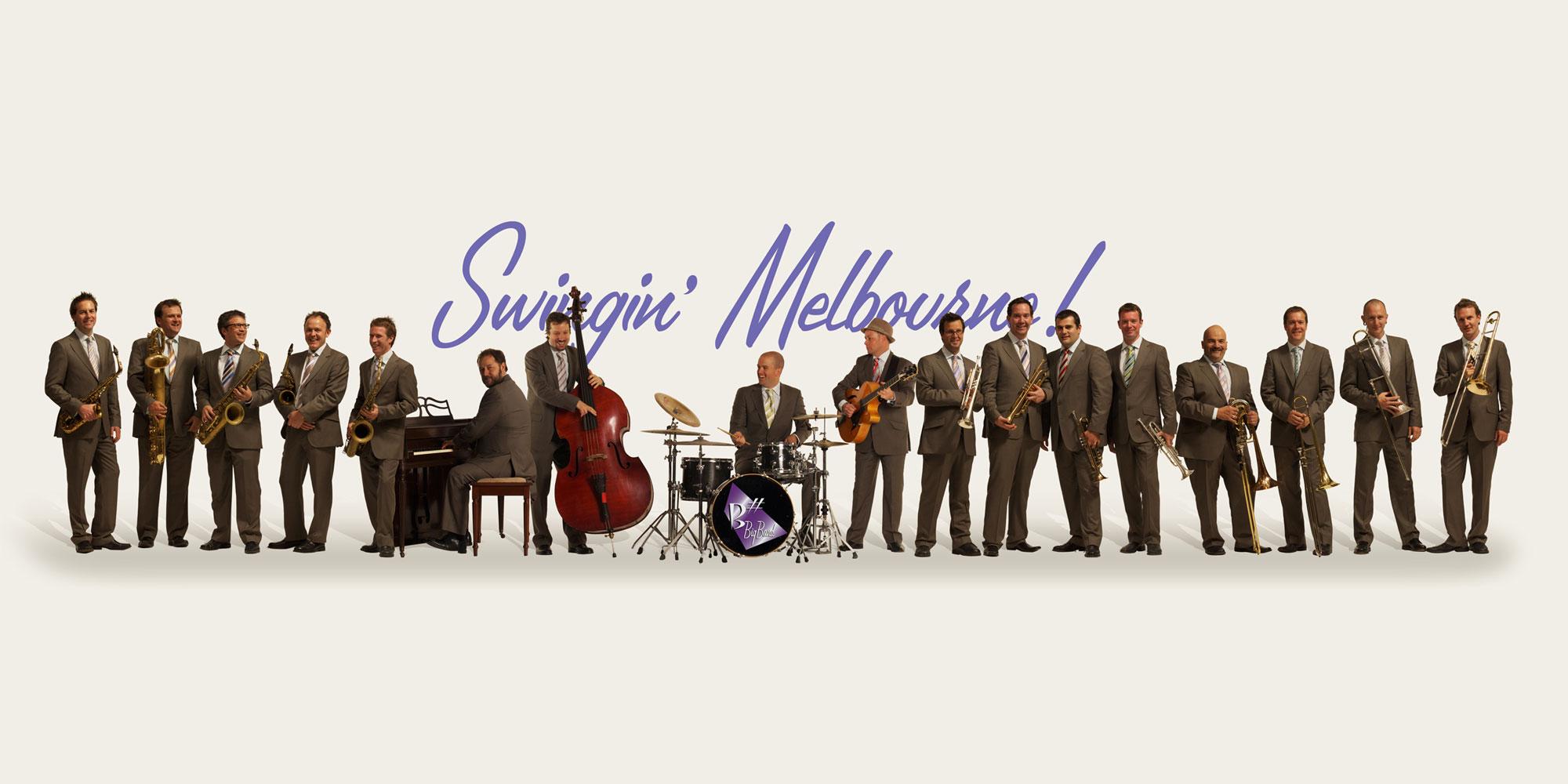 B Sharp Big Band team Jazz Melbourne